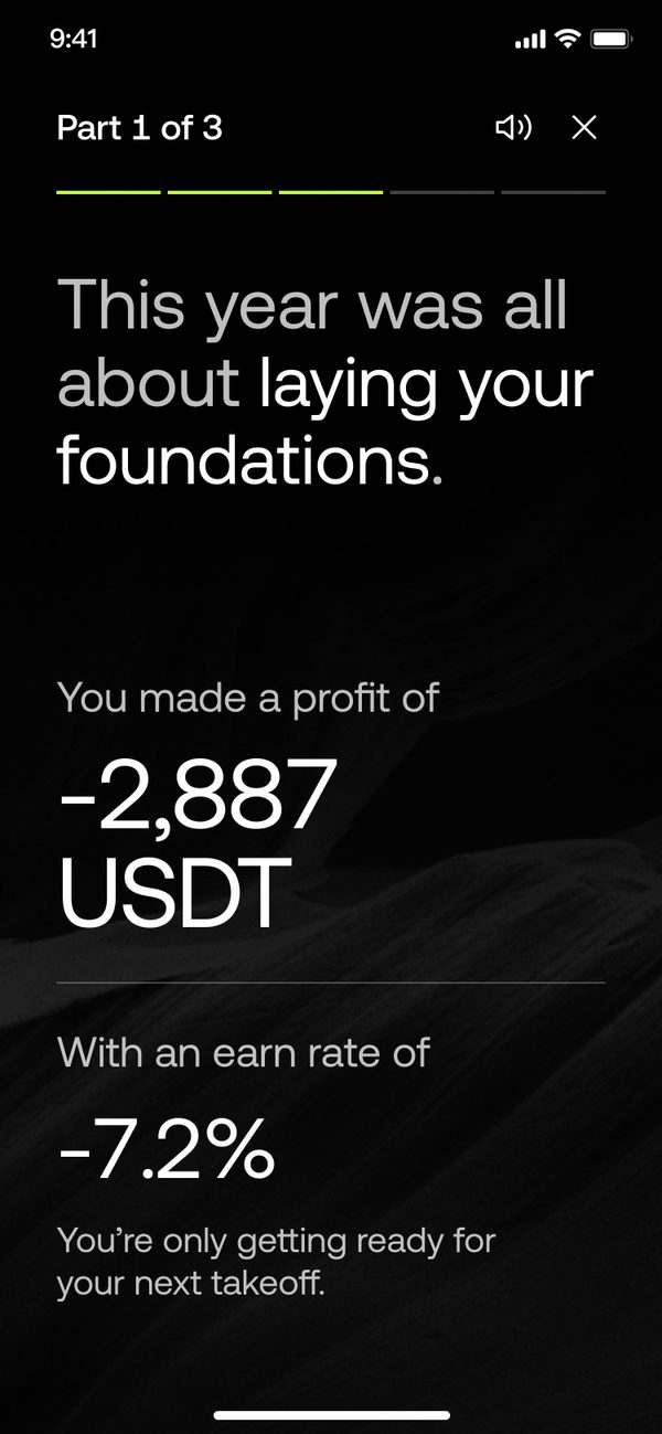 This year was all about laying your foundations, with a negative profit