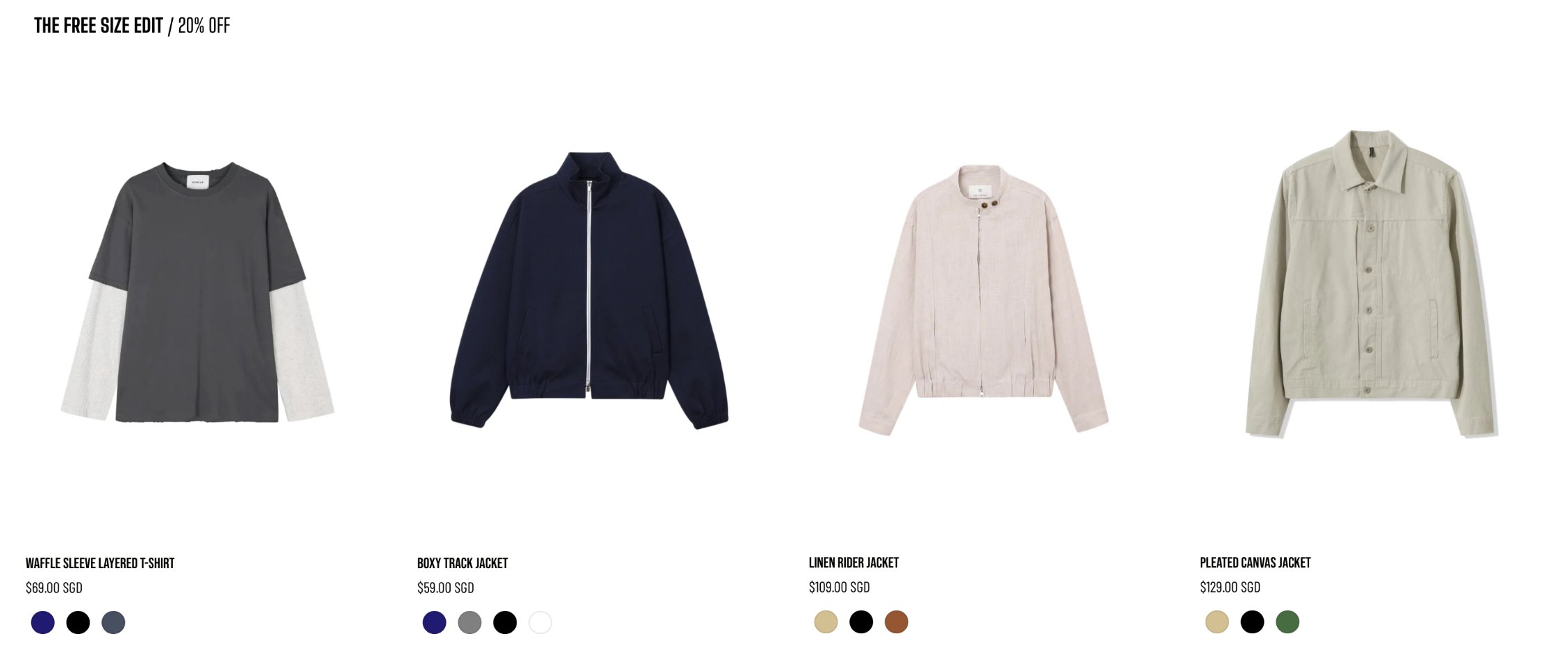 The Free Size Edit on the EVN Archive homepage